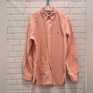 RALPH LAUREN classic fit long sleeve MEN dress shirt/size XL